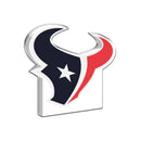 Houston Texans Acrylic Shape Cut 3" Desk Art - .5" Thick