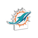 Miami Dolphins Acrylic Shape Cut 3" Desk Art - .5" Thick