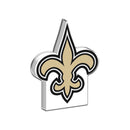 New Orleans Saints Acrylic Shape Cut 3" Desk Art - .5" Thick