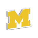 Michigan Wolverines Acrylic Shape Cut 3" Desk Art - .5" Thick