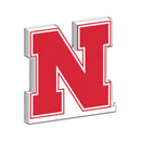 Nebraska Cornhuskers Acrylic Shape Cut 3" Desk Art - .5" Thick