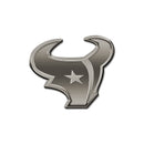 Texans Antique Nickel Auto Emblem