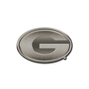 Georgia Antique Nickel Auto Emblem