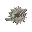 Dolphins Antique Nickel Auto Emblem