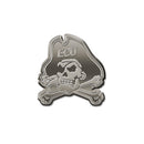NCAA East Carolina Pirates Antique Nickel Auto Emblem for Car/Truck/SUV By Rico Industries