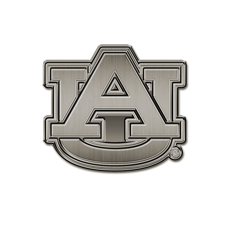 NCAA Auburn Tigers Antique Nickel Auto Emblem for Car/Truck/SUV By Rico Industries