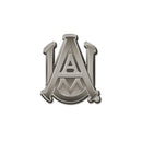 Alabama A&M Antique Nickel Auto Emblem