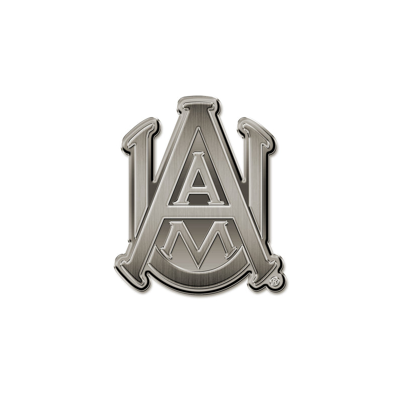 NCAA Alabama A&M Bulldogs Antique Nickel Auto Emblem for Car/Truck/SUV By Rico Industries