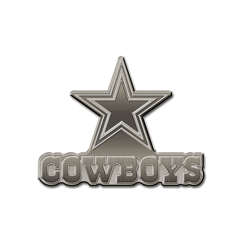 NFL Dallas Cowboys Antique Nickel Auto Emblem for Car/Truck/SUV By Rico Industries