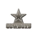Cowboys Antique Nickel Auto Emblem