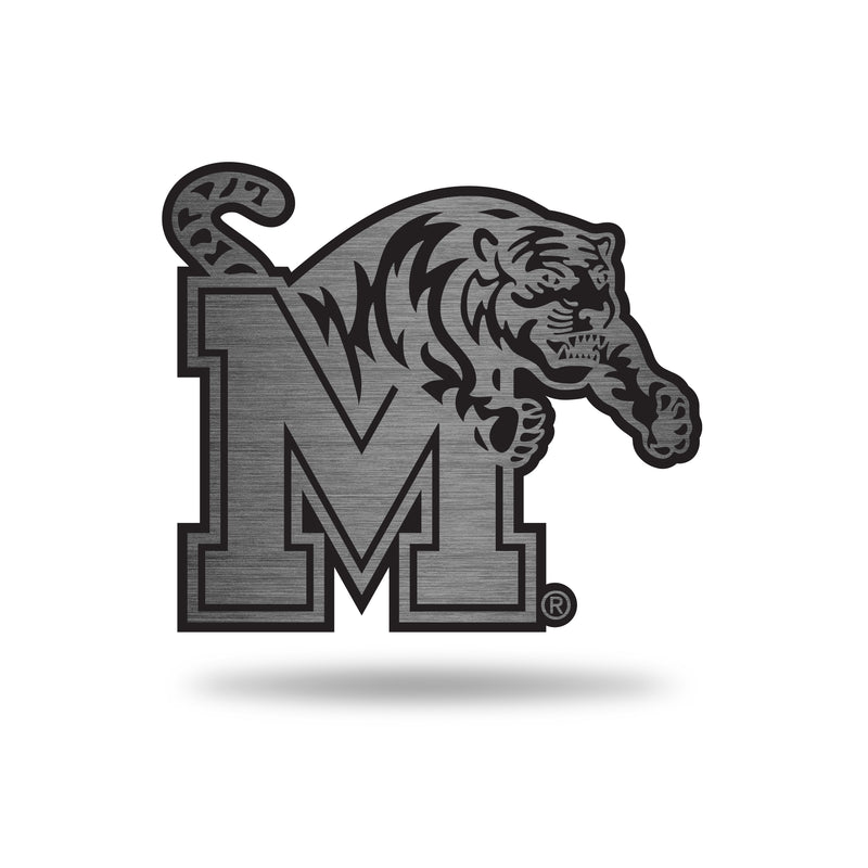 Memphis Tigers Antique Nickel Auto Emblem