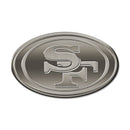 49ers Antique Nickel Auto Emblem