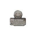 Western Michigan Antique Nickel Auto Emblem