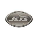 New York Jets Antique Nickel Auto Emblem