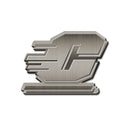 Central Michigan Antique Nickel Auto Emblem