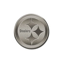 NFL Pittsburgh Steelers Antique Nickel Auto Emblem for Car/Truck/SUV By Rico Industries