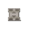 Harvard Antique Nickel Auto Emblem - H