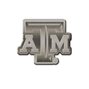 Texas A&M Antique Nickel Auto Emblem