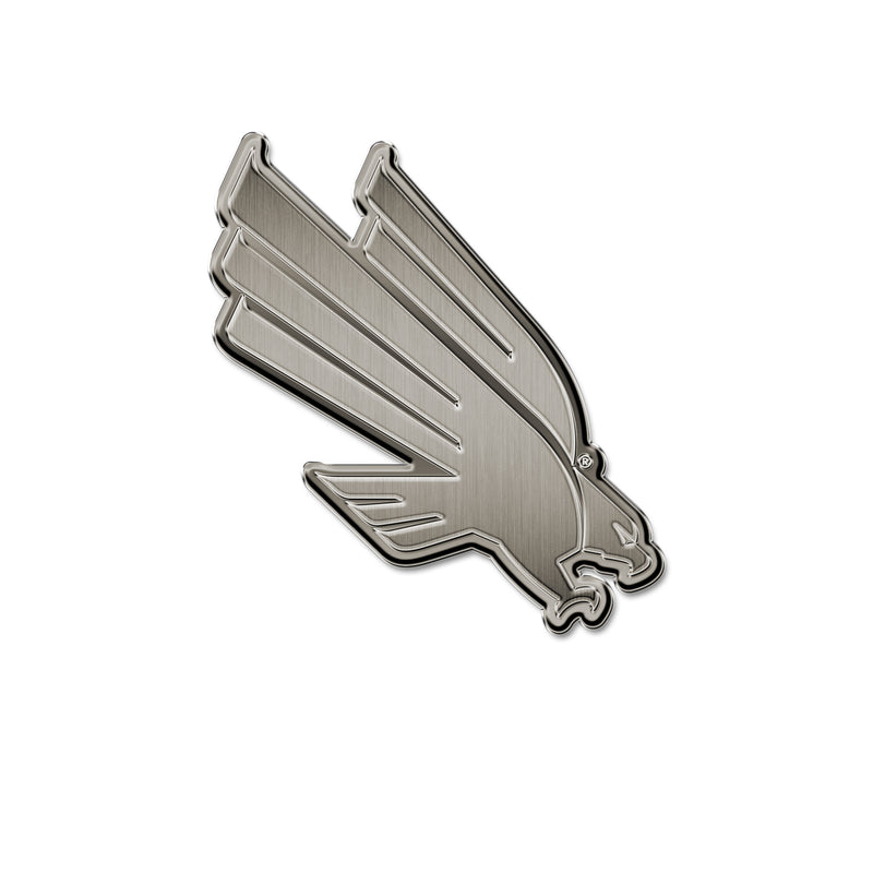 NCAA North Texas Mean Green Antique Nickel Auto Emblem for Car/Truck/SUV By Rico Industries