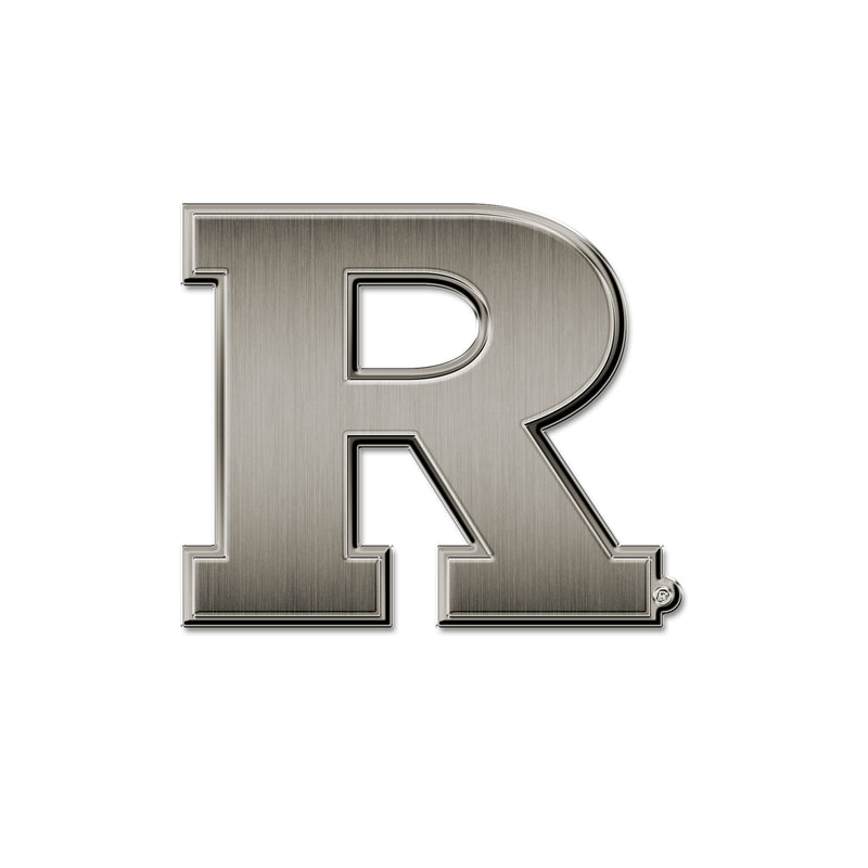 NCAA Rutgers Scarlet Knights Antique Nickel Auto Emblem for Car/Truck/SUV By Rico Industries