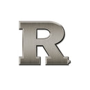 Rutgers Antique Nickel Auto Emblem