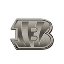 NFL Cincinnati Bengals Antique Nickel Auto Emblem for Car/Truck/SUV By Rico Industries