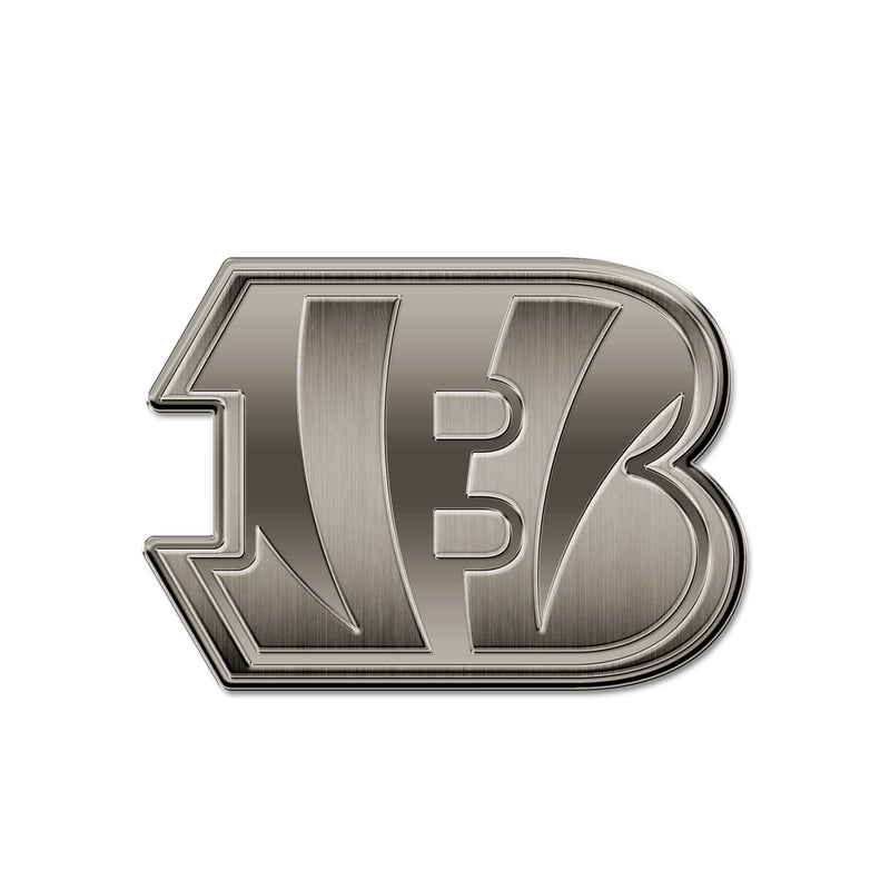 NFL Cincinnati Bengals Antique Nickel Auto Emblem for Car/Truck/SUV By Rico Industries