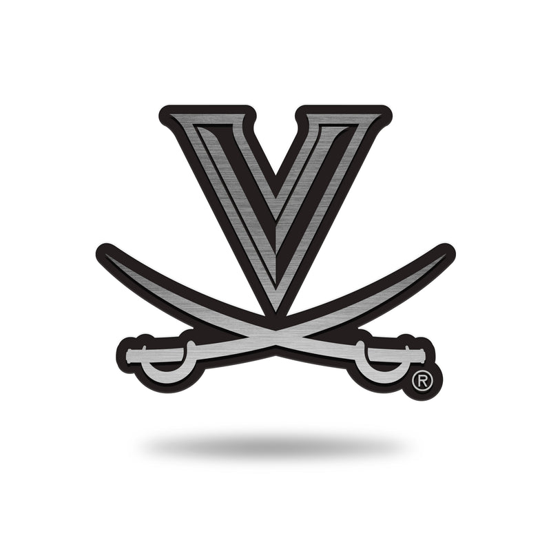 Virginia University Antique Nickel Auto Emblem