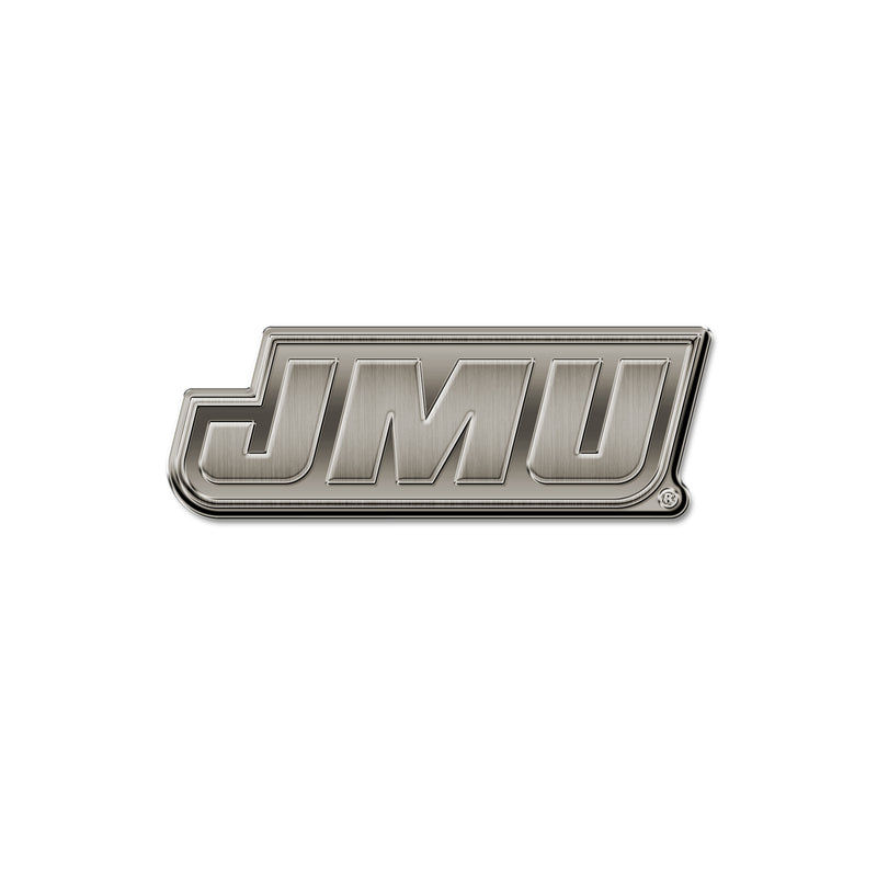 NCAA James Madiscon Dukes Antique Nickel Auto Emblem for Car/Truck/SUV By Rico Industries