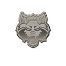 NCAA Arkansas State Red Wolves Antique Nickel Auto Emblem for Car/Truck/SUV By Rico Industries