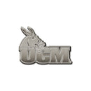 NCAA Central Missouri Mules Antique Nickel Auto Emblem for Car/Truck/SUV By Rico Industries
