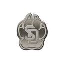 South Dakota Antique Nickel Auto Emblem
