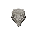 NCAA New Mexico Lobos Antique Nickel Auto Emblem for Car/Truck/SUV By Rico Industries