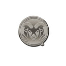 Colorado State Antique Nickel Auto Emblem