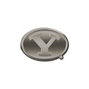 BYU Antique Nickel Auto Emblem