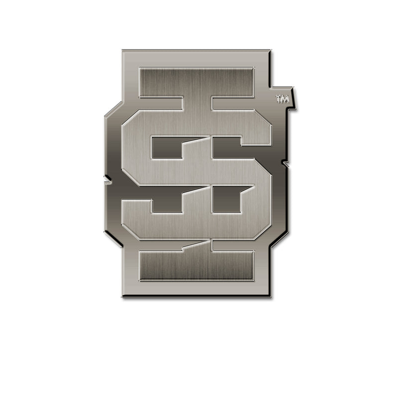 NCAA Idaho State Bengals Antique Nickel Auto Emblem for Car/Truck/SUV By Rico Industries