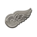 NHL Detroit Red Wings Antique Nickel Auto Emblem for Car/Truck/SUV By Rico Industries
