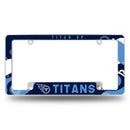 Titans Wave All Over Chrome Frame