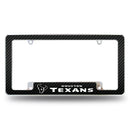 Texans Carbon Fiber Design All Over Chrome Frame