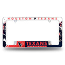 Houston Texans All Over Chrome License Plate Frame