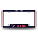 Texans Alternate Design All Over Chrome Frame - Classic