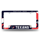 Houston Texans Wave All Over Chrome Frame