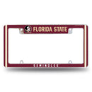 Florida State Alternate Design All Over Chrome Frame - Top Oriented