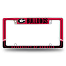 Georgia University Two-Tone All Over Chrome Frame