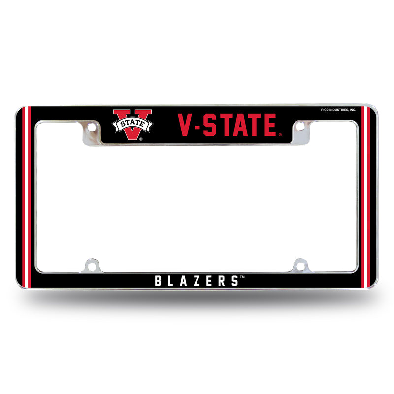 Valdosta State Alternate Design All Over Chrome Frame - Top Oriented