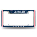 Columbus State Cougars All Over Chrome License Plate Frame