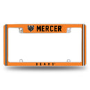 Mercer Bears All Over Chrome License Plate Frame