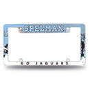 Spelman Jaguars All Over Chrome License Plate Frame