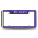 Middle Georgia State Knights All Over Chrome License Plate Frame