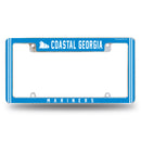 Coastal Georgia Mariners All Over Chrome License Plate Frame